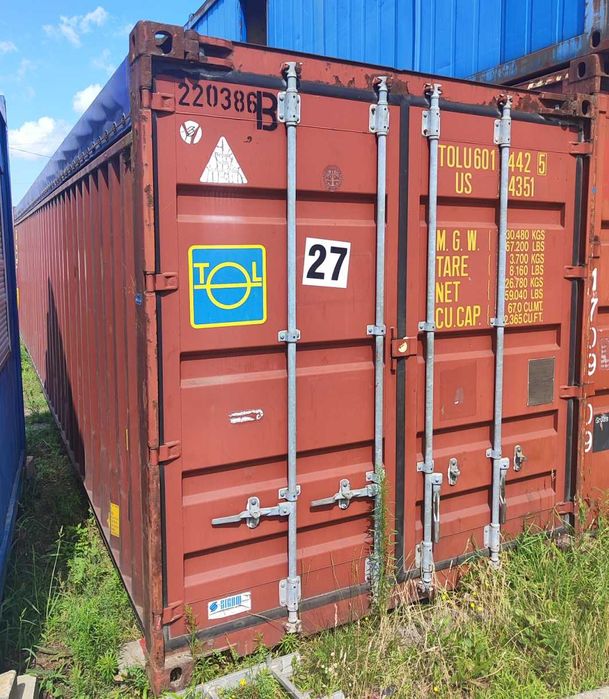 Kontener magazynowy morski 40'OPEN TOP / 12m/ Łomianki