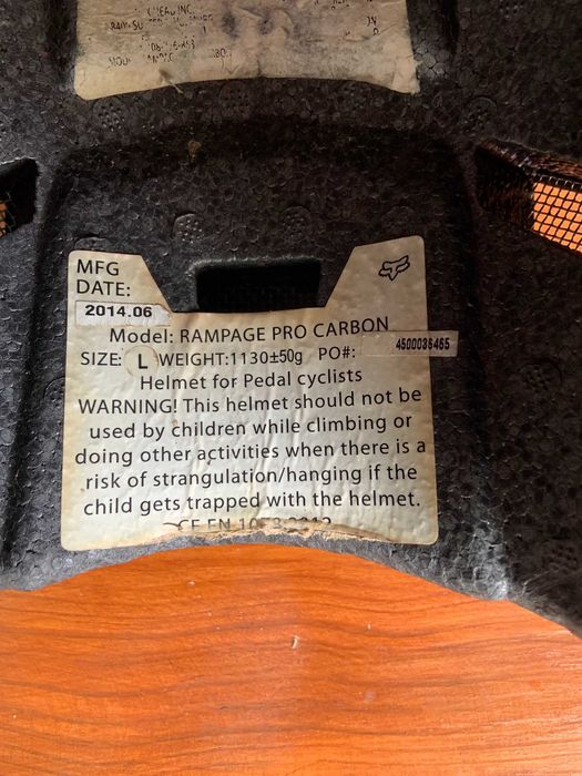 FOX Rampage Pro Carbon Black/Camo - Tamanho L