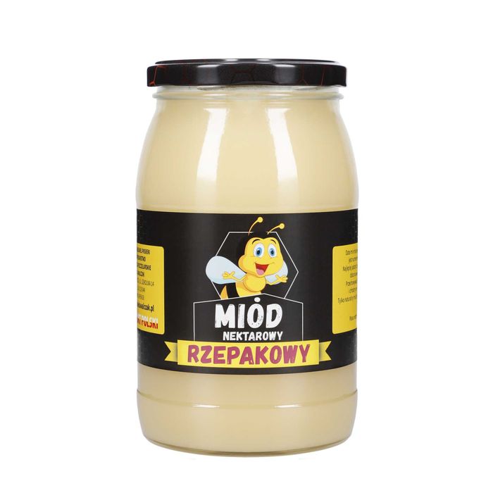 Miód Rzepakowy 1,2kg możliwa dostawa
