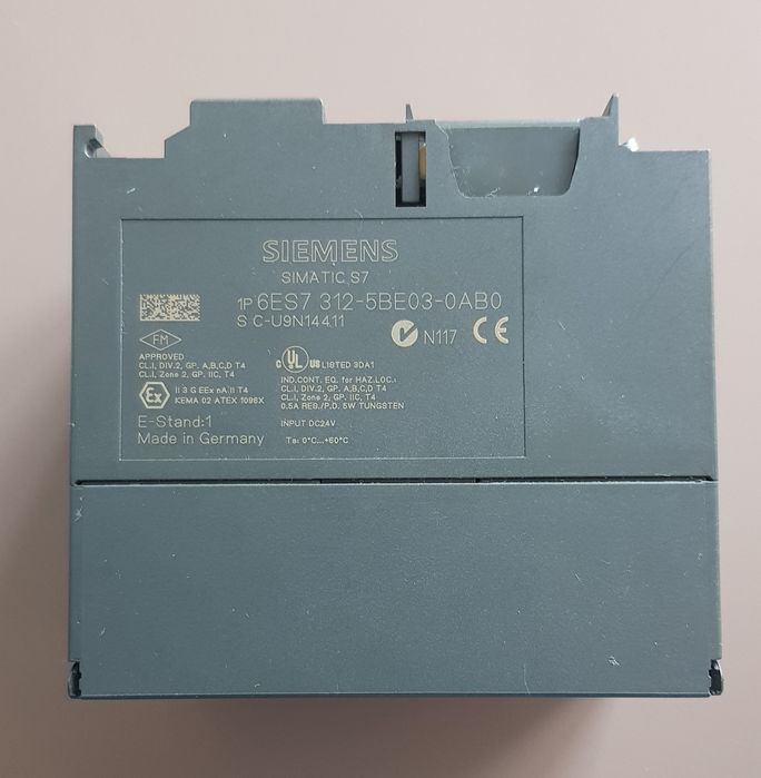 Sterownik plc Siemens 6ES7 312-5BE03-0AB0