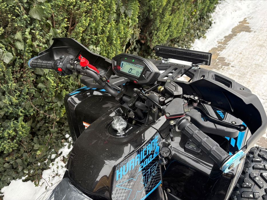 QUAD 200cc XTR HURRICANE Automat alufelgi LED-bar Oparcie raty dostawa