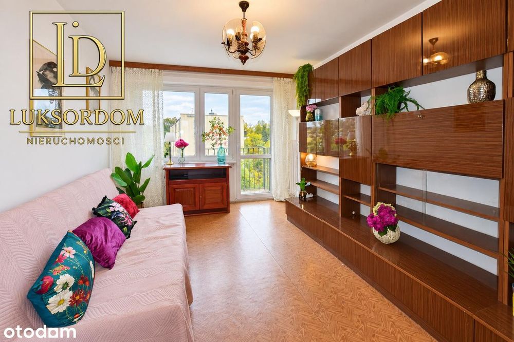 Słoneczne 2 pokoje przy stacji WKD Pruszków – 38 m², balkon i piwnica