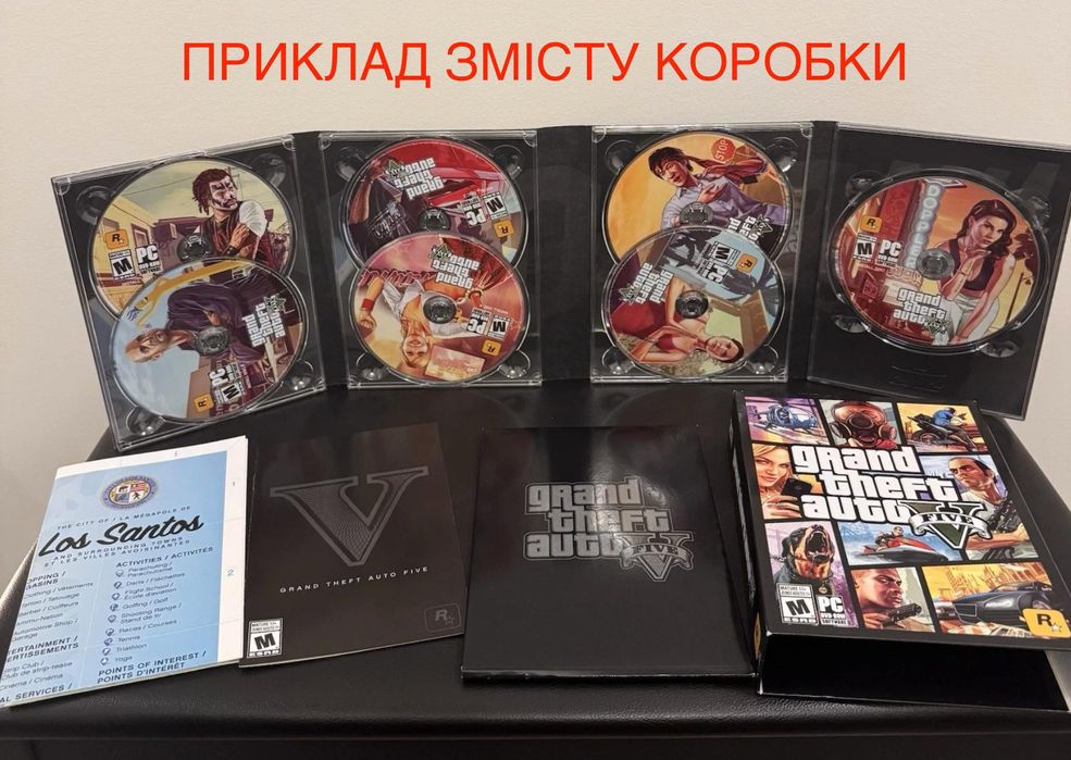Запакована Grand Theft Auto V GTA 5 Нова Ліцензія на ПК