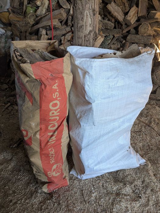 Saco 15kg lenha seca mistura
