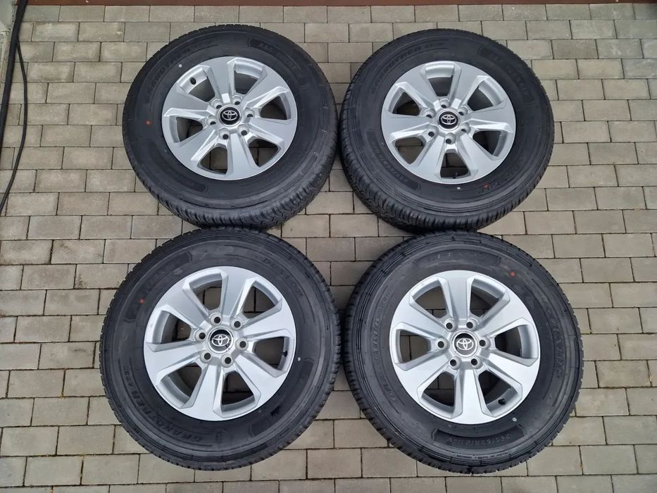 KOŁA CAŁOROCZNE TOYOTA LAND CRUISER 300 DUNLOP GRANDTREK ALL-TERRAIN AT30 114V  M+S 07/21, 265/65/R18, 7,5Jx18 ET60 6x139,7