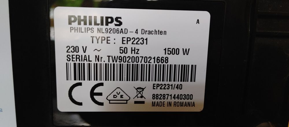 Philips EP2231 ekspres do kawy