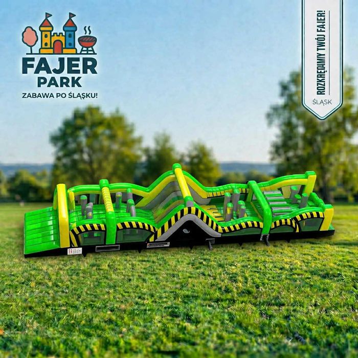 FAJER PARK - Zrób najlepszą imprezę! Na wynajem TOR PRZESZKÓD, dmuchańce, PIANA PARTY, wata  cukrowa, popcorn Śląsk