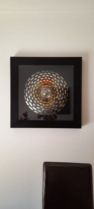 Quadro em madeira wengue