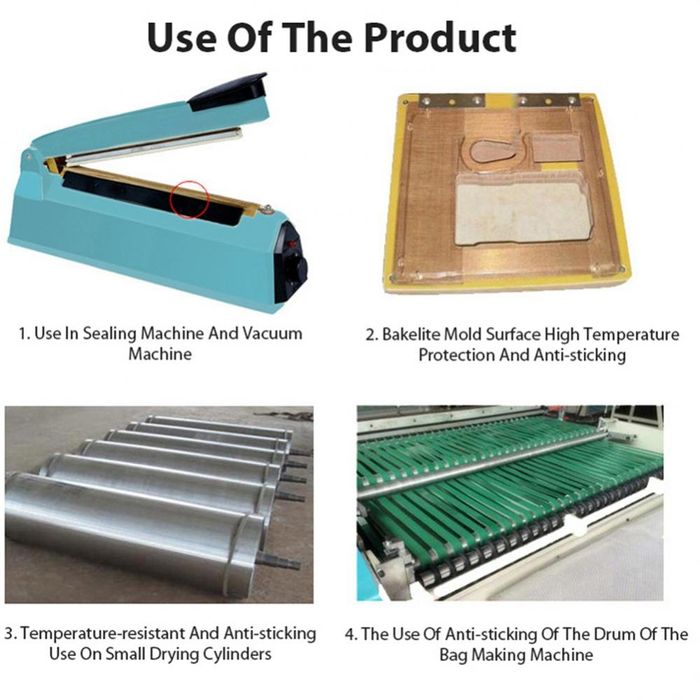 Тефлоновая лента самоклеющаяся для упаковочных машин термостойкая 30мм
