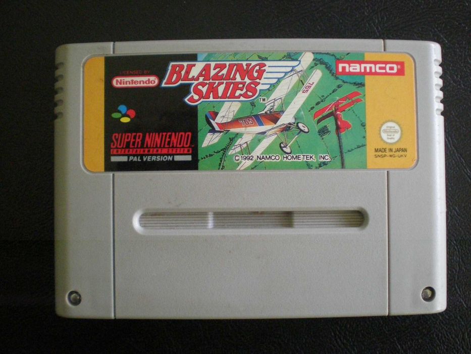 3 jogos Nintendo Super Nintendo - Battleclash Rise Robots Blazing Skie