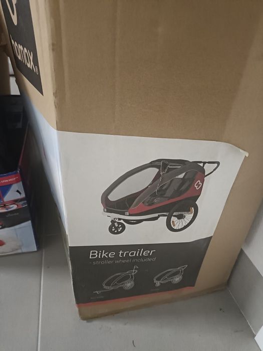 Reboque de bicicleta 2 em 1 Hamax Decathlon