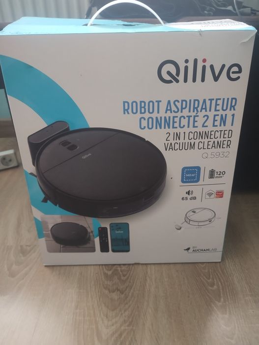 Robot sprzątający i mopujący Qilive Q.5932 2w1 Wi-Fi Aplikacja