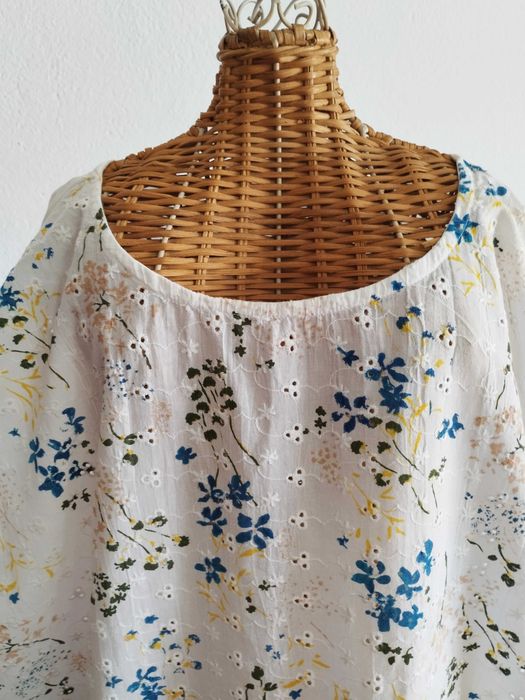 Blusa Natura Bordada