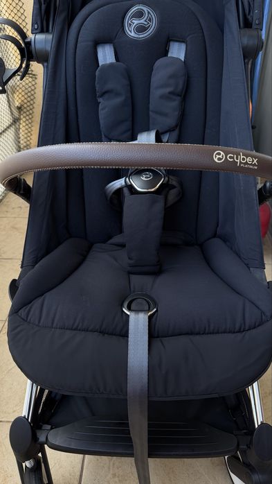 Cybex coya  chrome dark brown sepia black