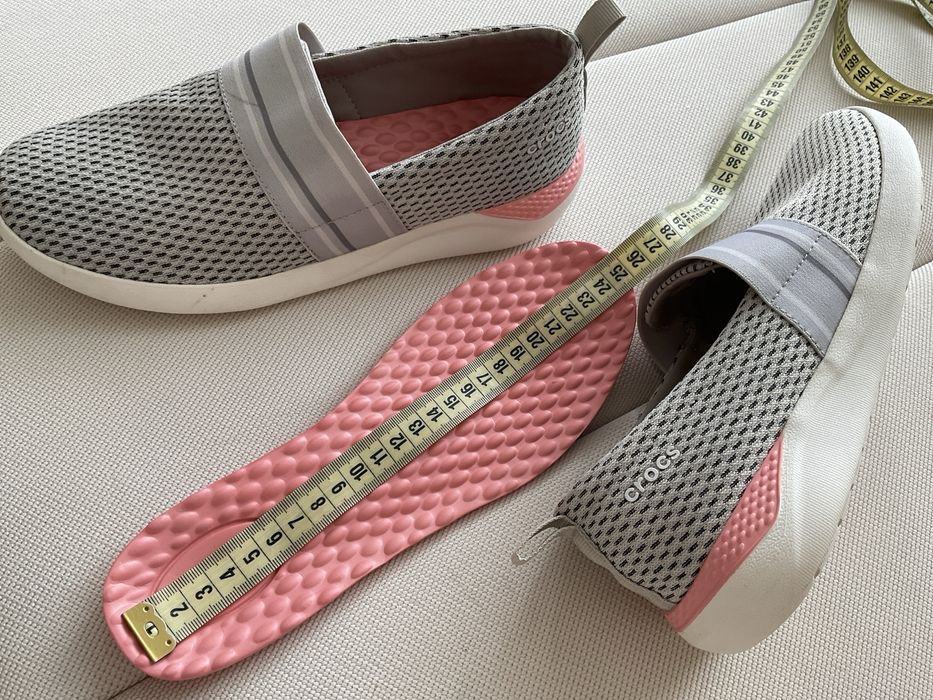 Crocs W8 слипоны, балетки наш 38 полноразмерные