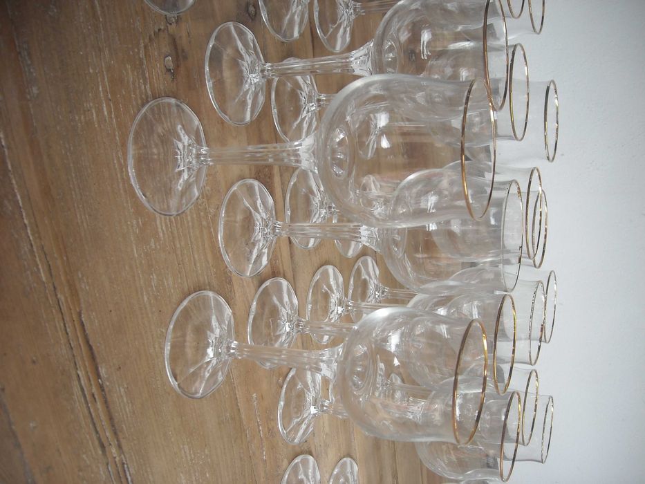 Servico conjunto copos antigo vintage