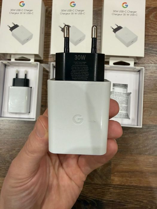 Оригинальный адаптер Google Pixel 30 Вт быстрая зарядка, блок usb-c