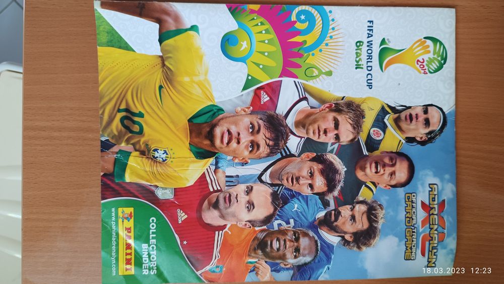 Karty piłkarskie world cup Brasil 2014 Panini