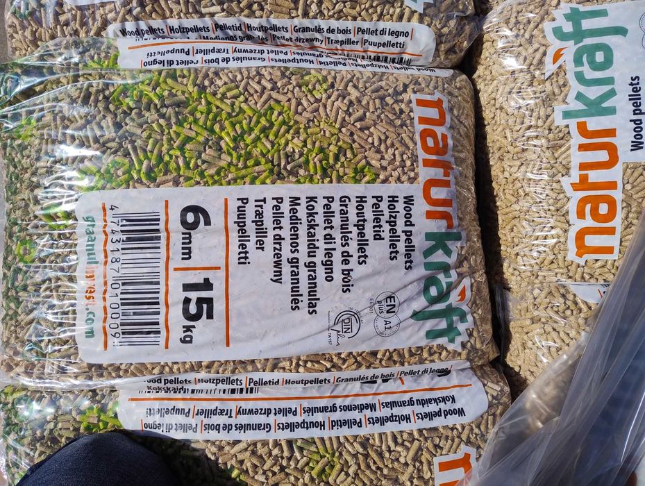 Pellet Naturkraft 6 mm ENplus A1- DINplus 990 kg - 2250 zł