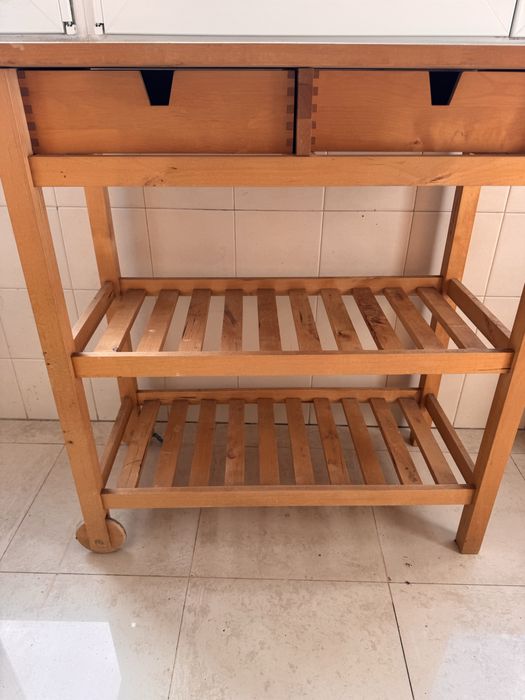 Mesa carrinho de apoio cozinha IKEA Forhoja