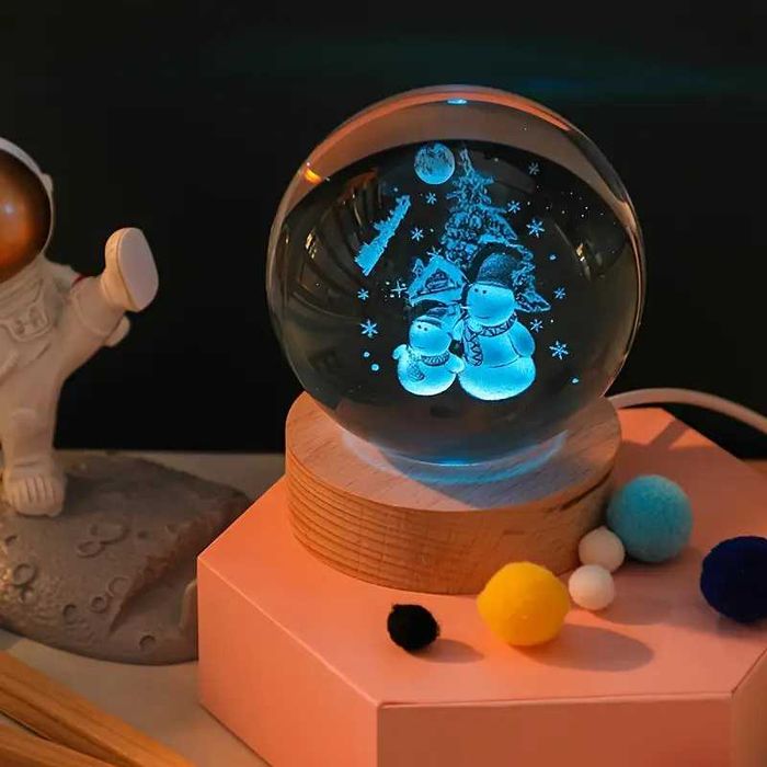 Nowa dekoracja 3D z Litego Kryształu LED