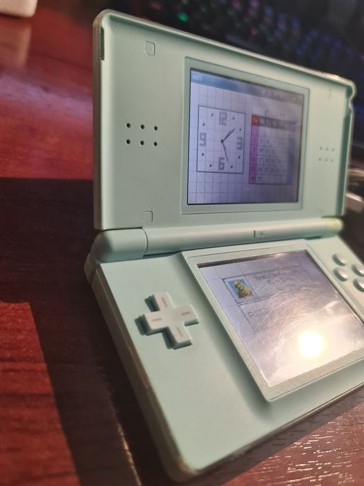 Nintendo ds lite verde agua