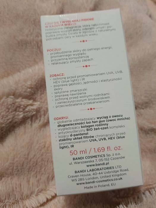 Bandi Professional Well Aging emulsja odmładzająca do twarzy SPF50