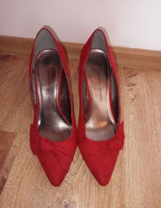 NOWE szpilki damskie DOROTHY PERKINS czerwone.