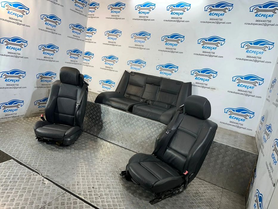 Conjunto Bancos Elétricos Memoria Pele Pack M BMW Serie 3 E93 Cabrio