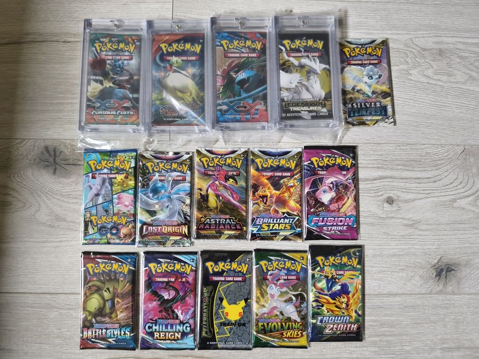 Boostery pokemon kolekcja