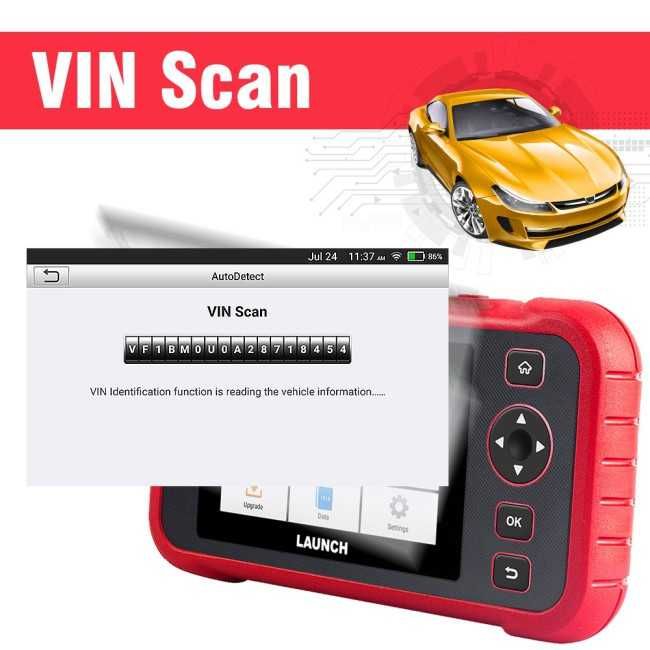 Máquina Diagnóstico Automóvel Launch CRP129X V2 Novo Modelo 2025