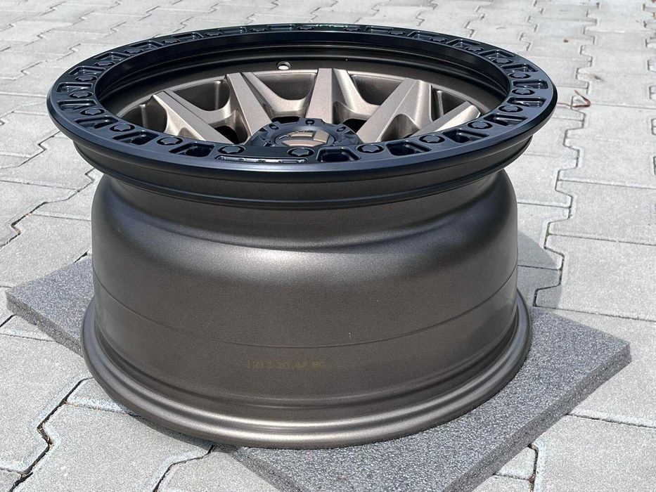 Fuel Covert 17" 9J ET1 6x139,7 Matte Bronze Black Bead Ring/5 sztuk