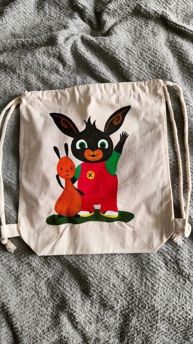 Worek ,plecak ręcznie malowany