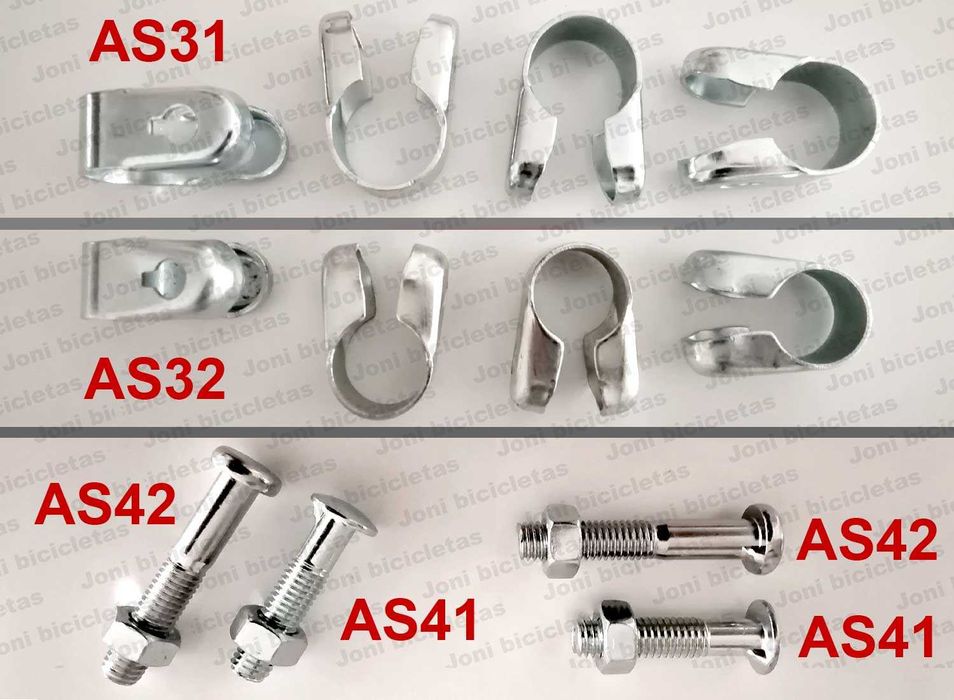 Espigão de selim de bicicleta e acessórios