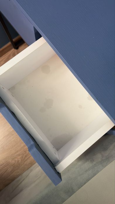 Komplet 2 szafek nocnych niebieskich