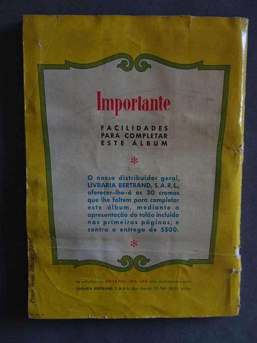 Caderneta de cromos Bandeiras e Uniformes - IBIS (Faltam 14 cromos)