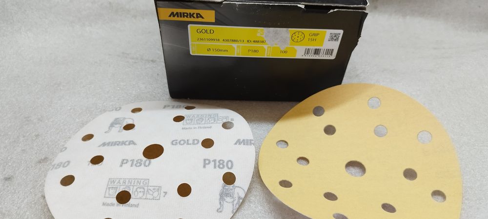Mirka Gold papier ścierny krążki 100 szt 150mm
