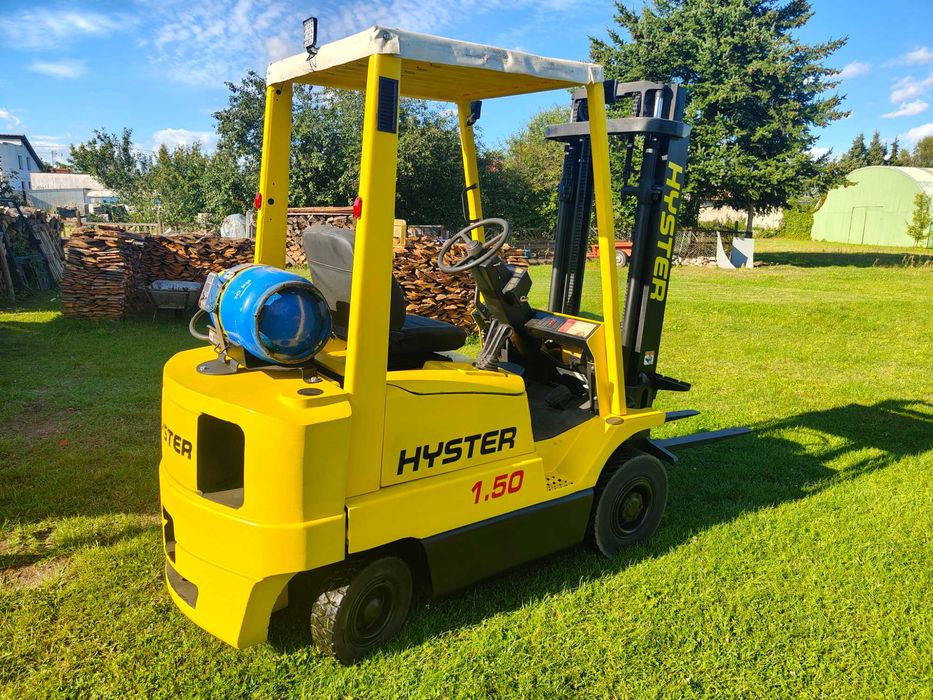 Wózek widłowy HYSTER H1.5 Super Stan, duplex, LPG