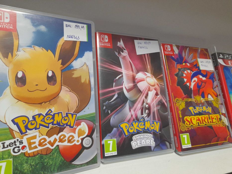 Seria pokemon switch, sklep z grami Tychy