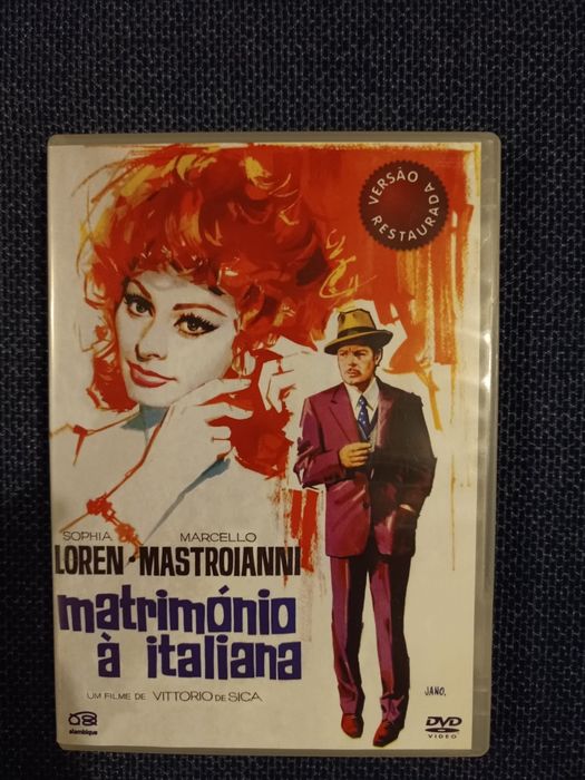 DVD do filme clássico "Matrimónio à Italiana" (portes grátis)