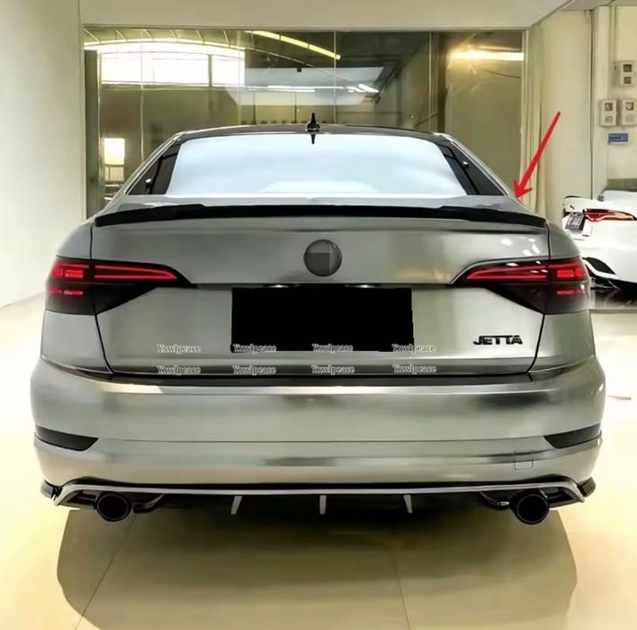 Спойлер Volkswagen Jetta 7 накладка на багажник ляду бленда Джета 7 фольц