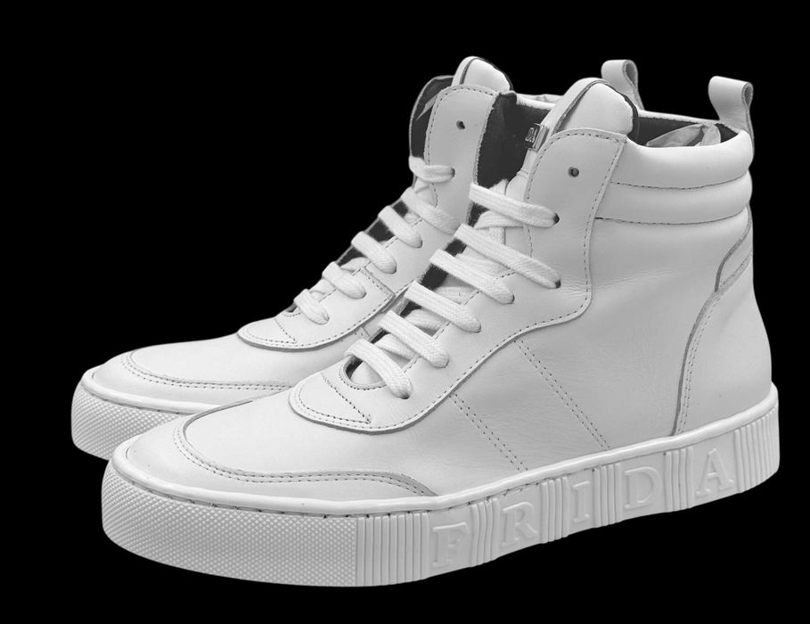 Buty FRIDA by SCHOTT & BRINCK, trampki wysokie skórzane R.37 FR31A