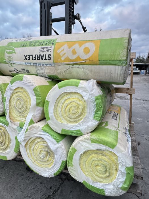 Wełna szklana żółta Starflex grubość 15 cm lambda 0,032 ODE premium