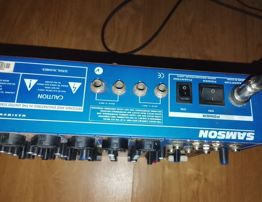 Misturador de mistura audio Samson MDR8