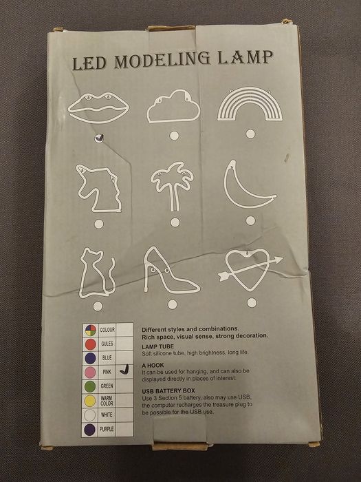 Світлодіодна неонова лампа.