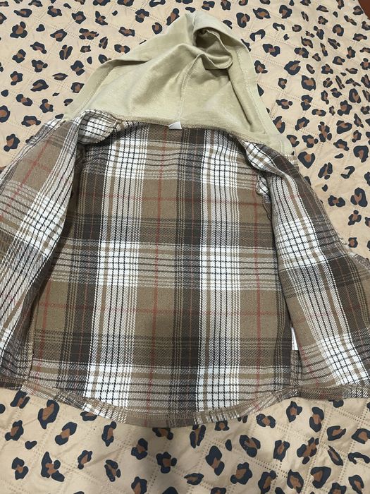 Сорочка в клітинку сорочка для хлопчика/сорочка з капюшоном