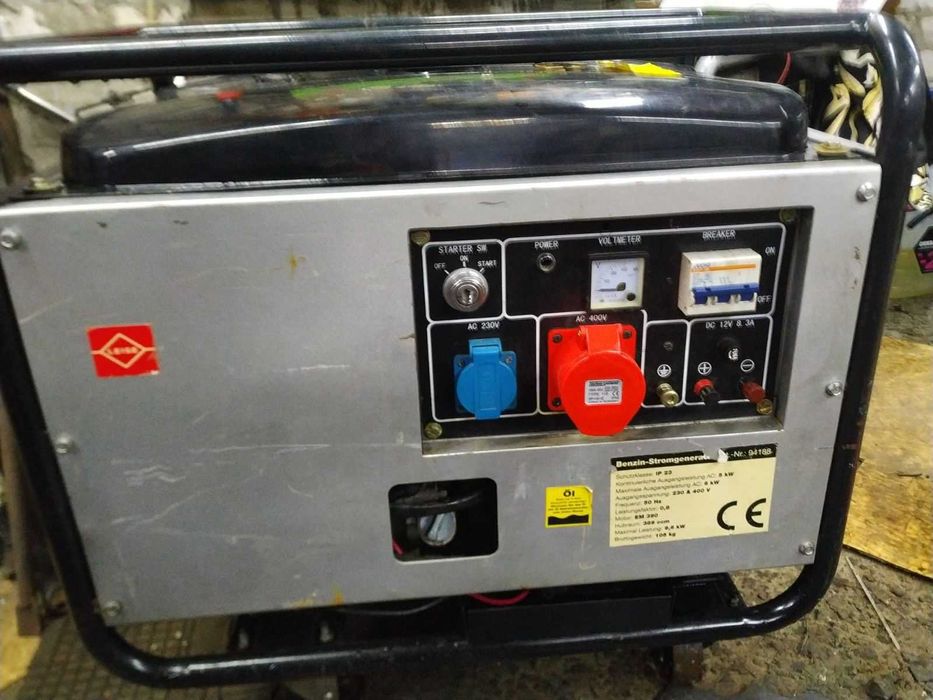 Продам генератор 6 кВт 3 фазы 220/380в