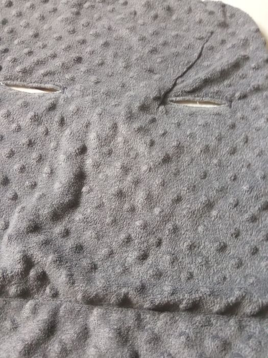 Kocyk minky do wózka spacerówki .