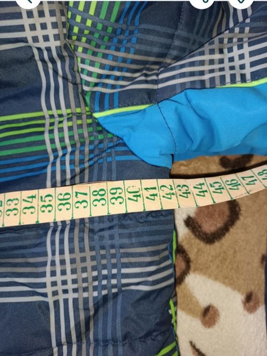 Зимовий костюм комплект Gusti КУРТКА  і ПОЛУ КОМБІНЕЗОН на 3-4 р