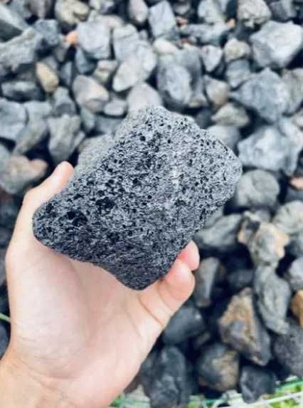 Lawa Wulkaniczna Czarna Czerwona Brązowa do Akwarium Sauny Malawi